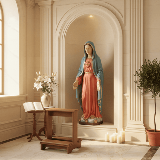 Mary with Sword Statue (35-Inch)