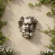 Mask Of Faunus Statue (20 - Inch) Side Angle