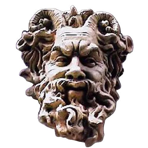Mask Of Faunus Statue (20 - Inch)