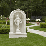 metadata_custom.architectural_style Medieval Shrine Outdoor Statue (24 - 26 Inch) (38 - Inch) Side Angle