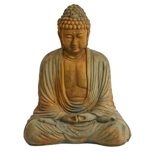 Meditating Buddha Statue (18 - Inch) Side View