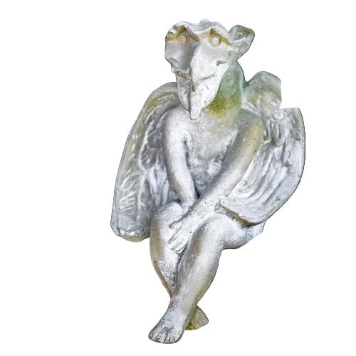 Meditating Dragon Statue (13 - Inch)