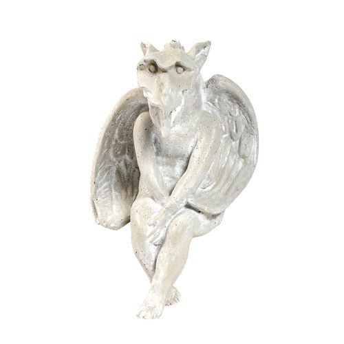 Meditating Dragon Statue (13 - Inch) Side View