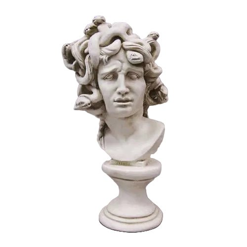 Medusa Bust Display Decor (13 - Inch) Side View