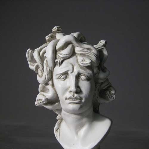 Medusa Bust Display Decor (13 - Inch) Other Angle