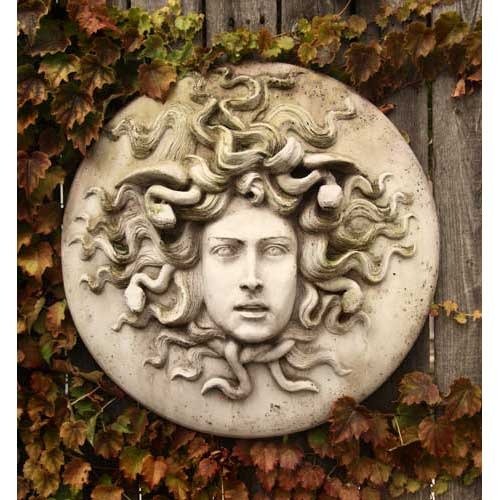 Medusa Outdoor Plaque (18.0 - Inch)