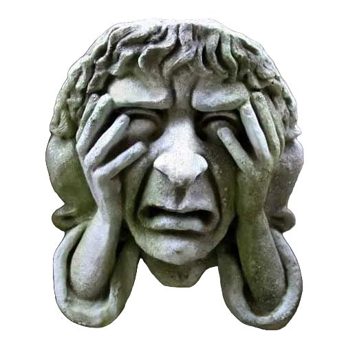 Melancholy Of Oxford Statue (14 - Inch)