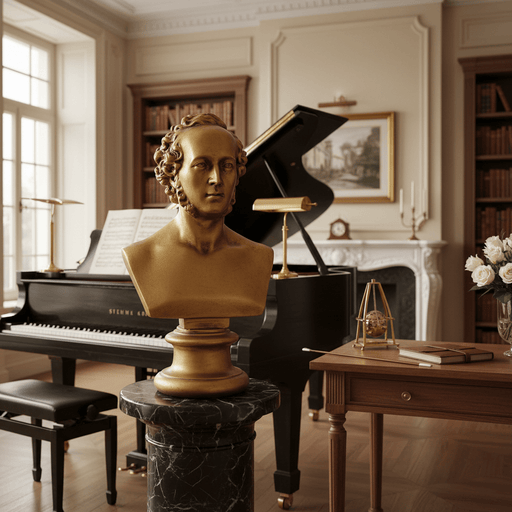 Mendelssohn Medium H Bust Display Decor (17-Inch)