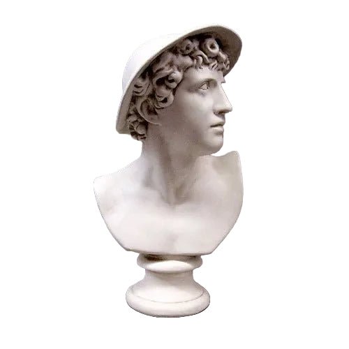Mercury Bust Display Decor (23 - Inch)