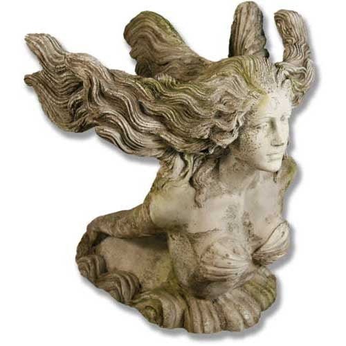 Mermaid Torso Garden Statue (26 - Inch)
