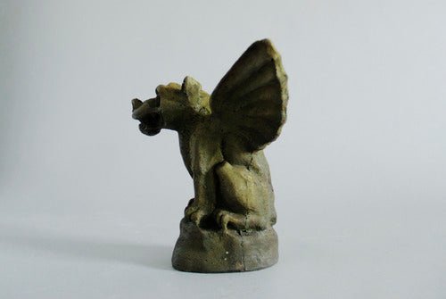 Mini Florentine Gargoyle Statue (7 - Inch) Side Angle