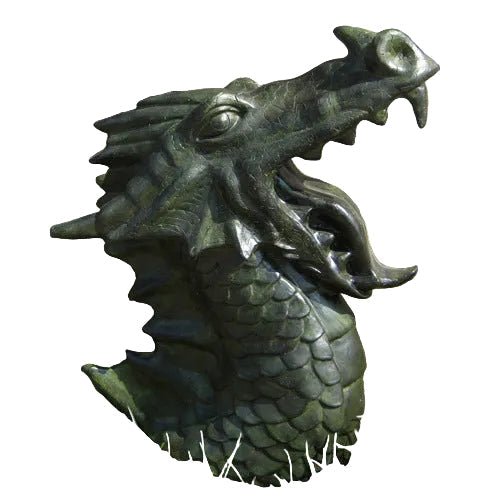 Moat Dragon Roaring Peices Statue (3 - Piece)