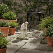 Mother Mary Religious Statue (21 - Inch) Side Angle