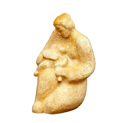 Mother Nurturing Child Statue (18 - Inch)