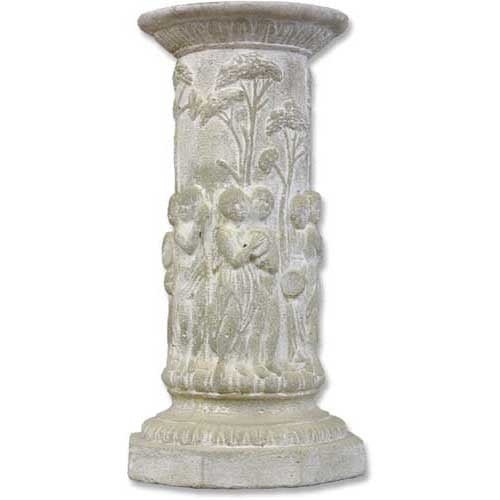 Musical Cherubs Outdoor Statue (22 - Inch) Side View
