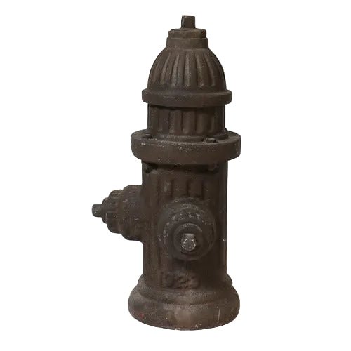 N Y Fire Hydrant Statue (25 - Inch) Side View