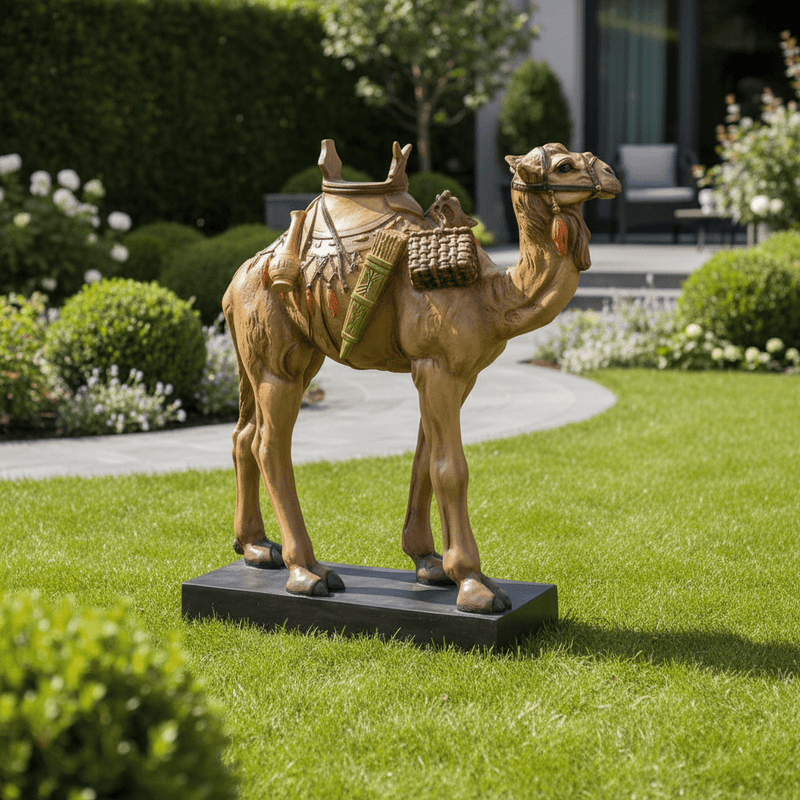 Nativity Camel Statue (50 - Inch) Side Angle