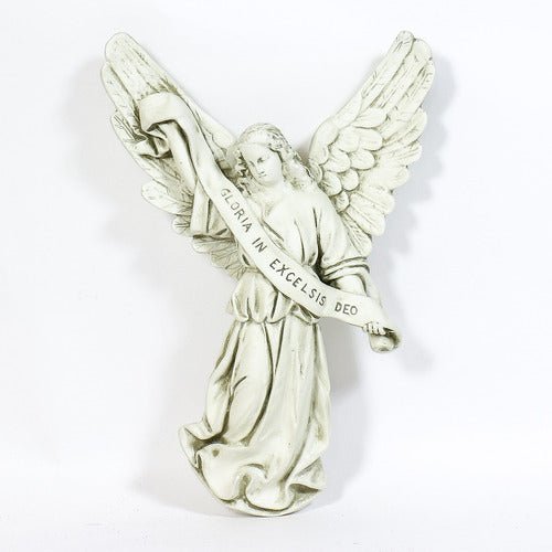 Nativity Gloria Angel with Banner for Christmas Decor Outdoor Statue (18-Inch)