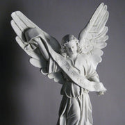 Nativity Gloria Angel with Banner for Christmas Decor Outdoor Statue (18-Inch)