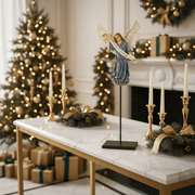 Nativity Gloria Angel with Banner for Christmas Decor Outdoor Statue (18-Inch)