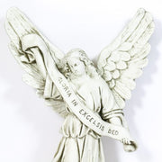 Nativity Gloria Angel with Banner for Christmas Decor Outdoor Statue (18-Inch)