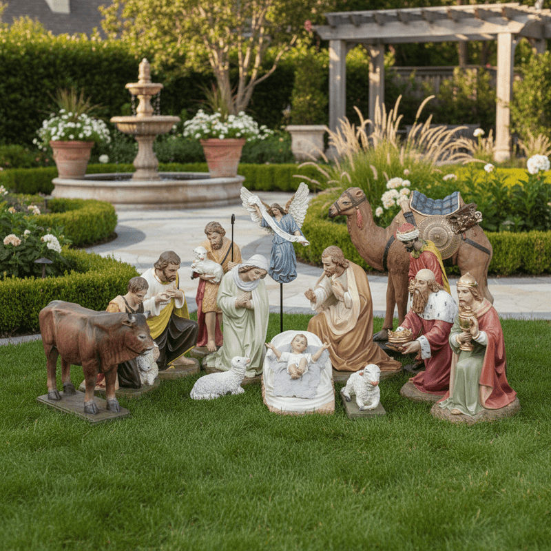 Nativity Scene Religious Statue (24 - Inch)