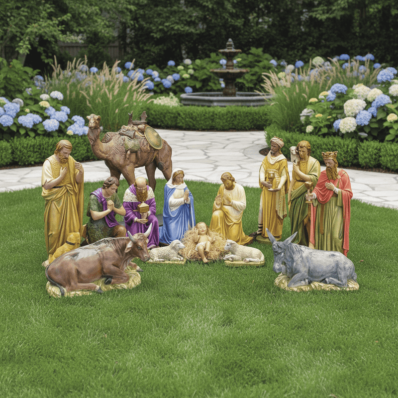 Nativity Scene Religious Statue (50 - Inch)
