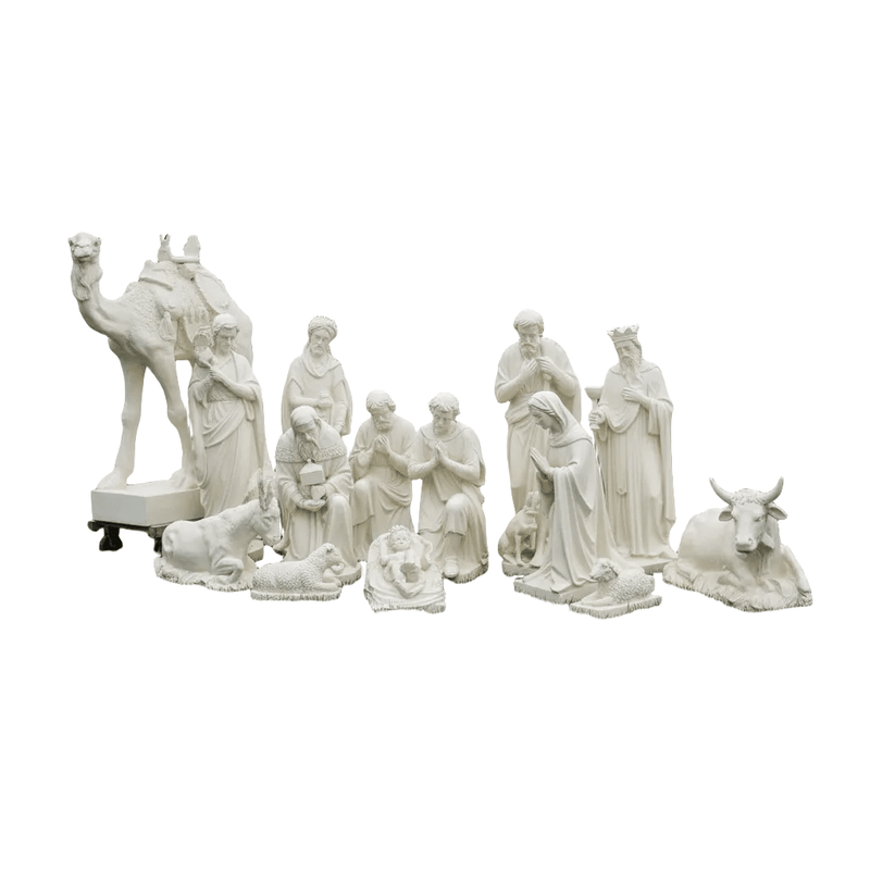 Nativity Scene Religious Statue (50 - Inch) Side View