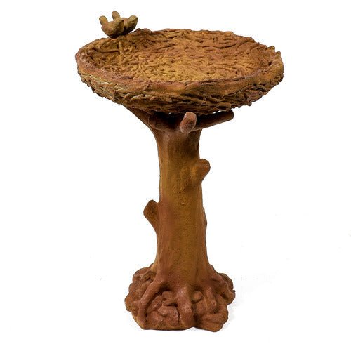 Natures Birdbath W Birds Statue (30 - Inch)
