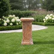 New York Newel Post Outdoor Statue (30 - Inch) Side Angle