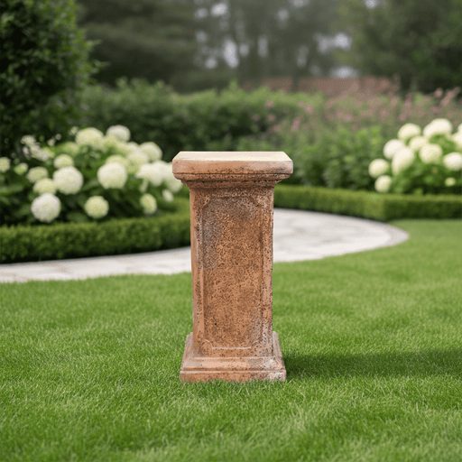 New York Newel Post Outdoor Statue (30 - Inch) Side Angle