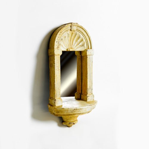 Niche Garden Mirror Outdoor (30 - Inch) Different Angle