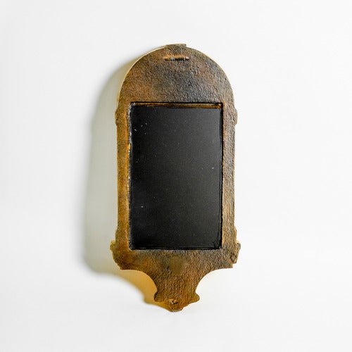 Niche Garden Mirror Outdoor (30 - Inch) Side Angle