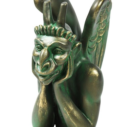 Notre Dame Gargoyle Lg Statue (17 - Inch) Side Angle