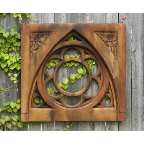 Oak Leaf Tracery Outdoor Plaque (28.0 - Inch)
