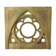 Oak Leaf Tracery Outdoor Plaque (28.0 - Inch) Side View