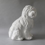 Old English Sheep Dog Garden Statue (17 - Inch) Different Angle