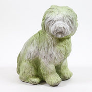 Old English Sheep Dog Garden Statue (17 - Inch) Side View