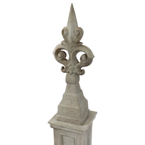 Orleans Finial Outdoor Statue (30.75 - Inch) Side View