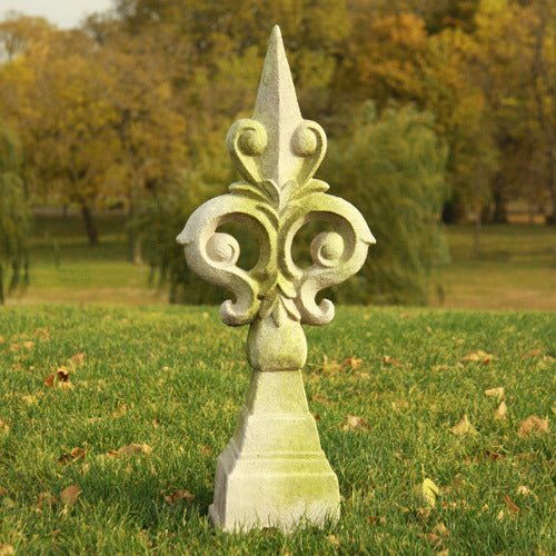 Orleans Finial Outdoor Statue (30.75 - Inch) Other Angle