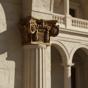 Ornate Outdoor Bracket (8 - Inch) Side Angle