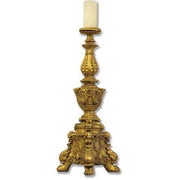 Ornate Religious Candleholder Statue (33 - Inch)