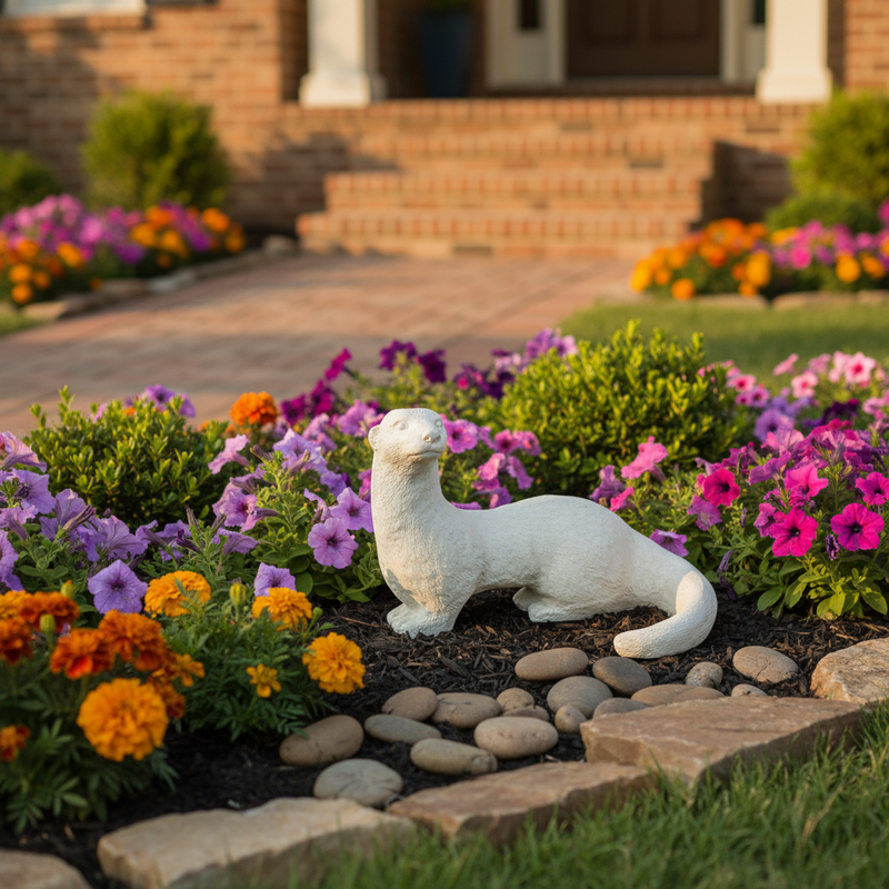 Otter Garden Statue (11-Inch)
