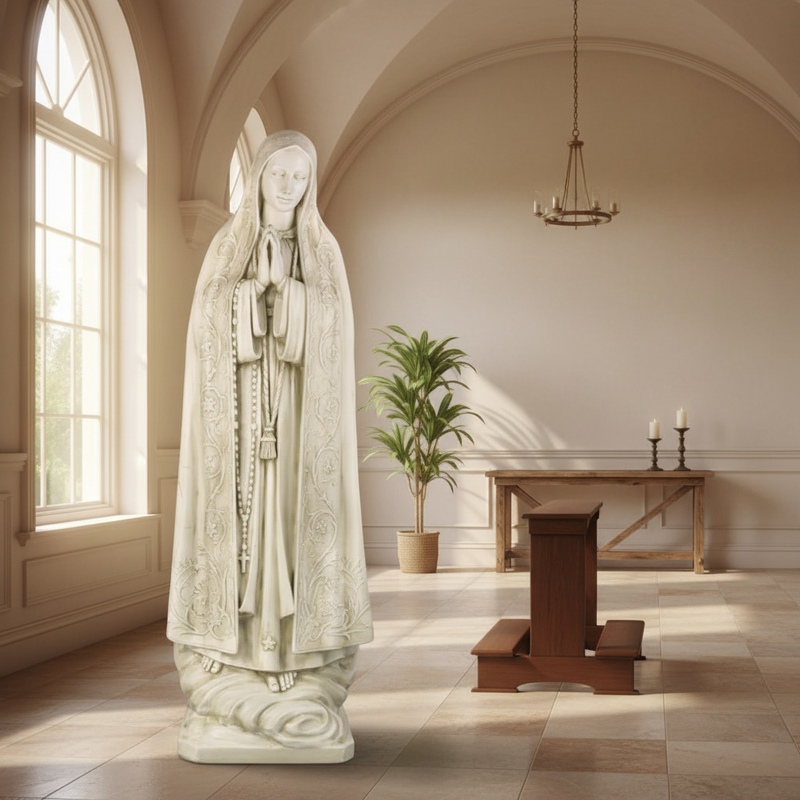 Our Lady of Fatima Religious Statue (69-Inch)