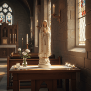 Our Lady of Fatima Statue (34 - Inch) Different Angle