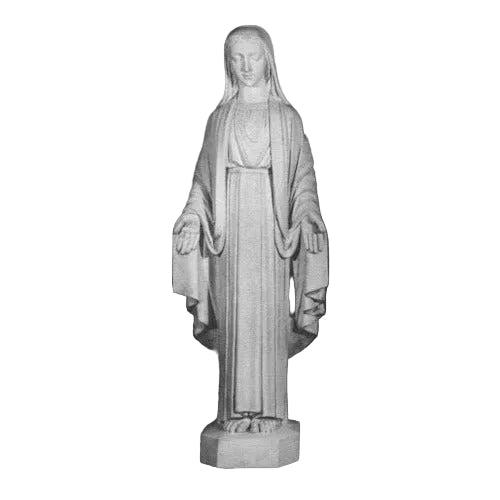 Our Lady of Grace Religious Statue (42 - Inch) Side View