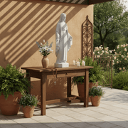 Our Lady of Grace Religious Statue (42 - Inch) Side Angle