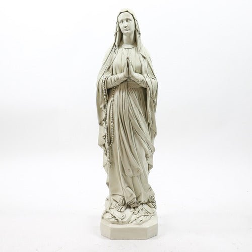 Our Lady of Lourdes and three Kings w/ 1 oxen (Set of 5) Side Angle