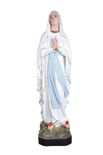 Our Lady of Lourdes Religious Statue (36 - Inch) Side View