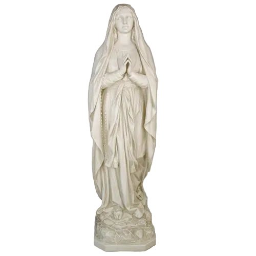 Our Lady of Lourdes Religious Statue (71 - Inch) Side View